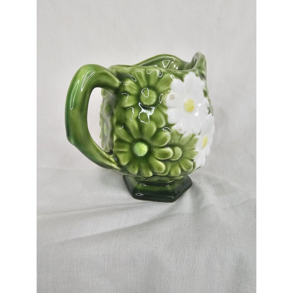 Vintage ARDCOR Fine China Pitcher Floral Embossed – Hexagonal Base Made in Japan - Picture 6 of 12